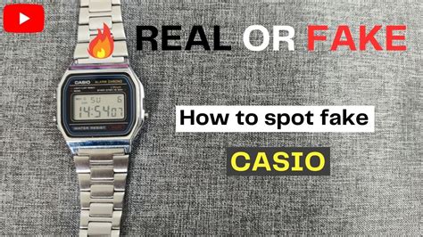 how to tell a fake casio watch|how to check for casio.